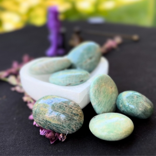 Amazonite Palmstone