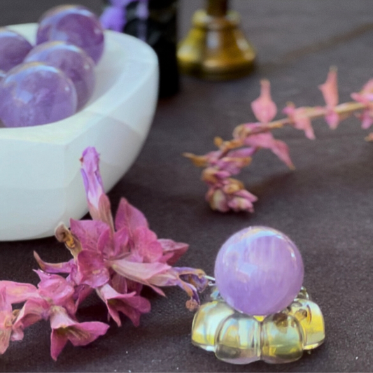 Amethyst Crystal Ball - Mini